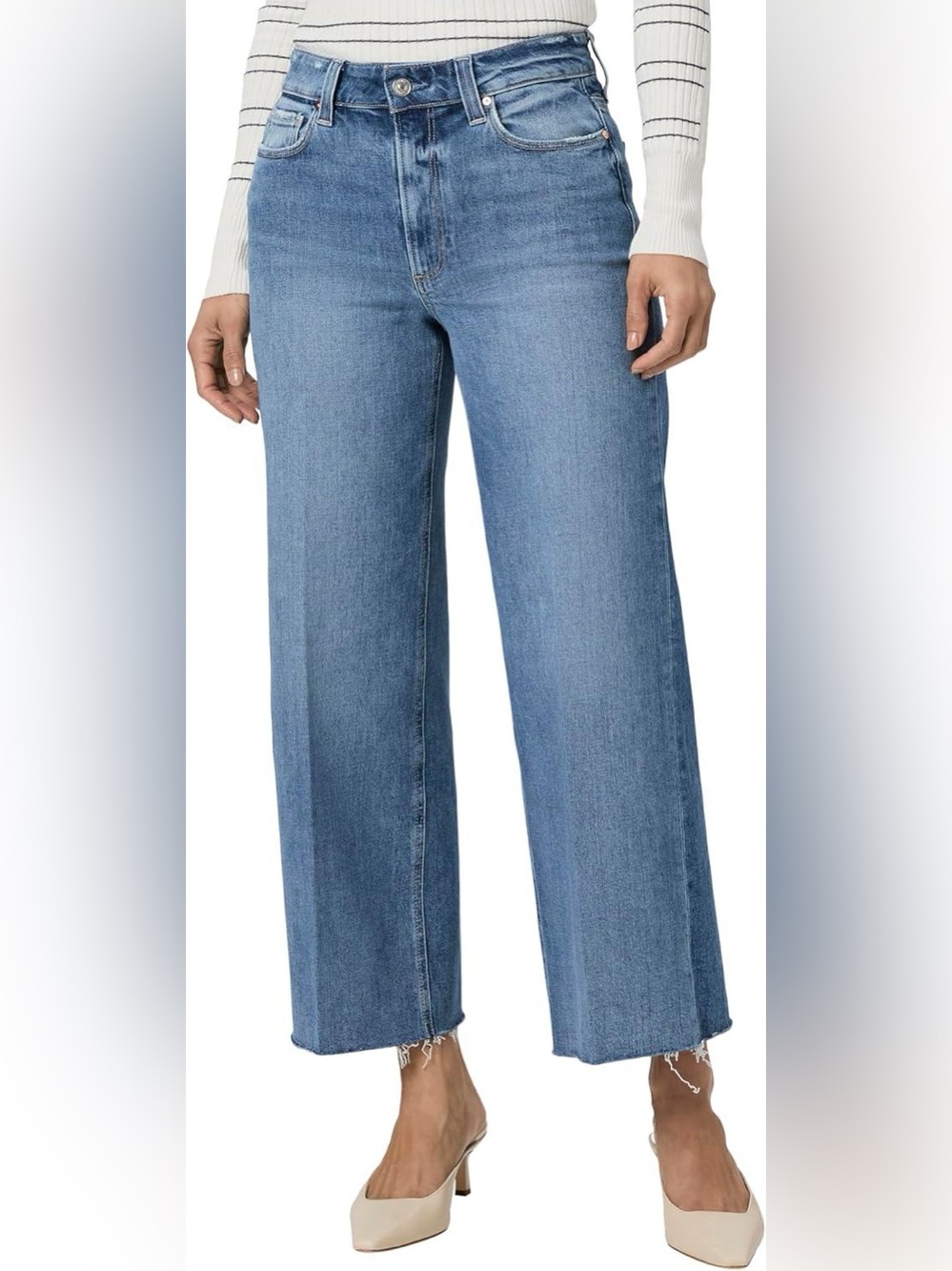 Paige Anessa Wide Leg Jean, Size 28